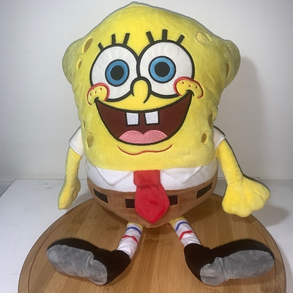 COPY - SpongeBob SquarePants Pillow Pet 2020 Soft Plush Stuffed Pillow 12" tall - Picture 5 of 5